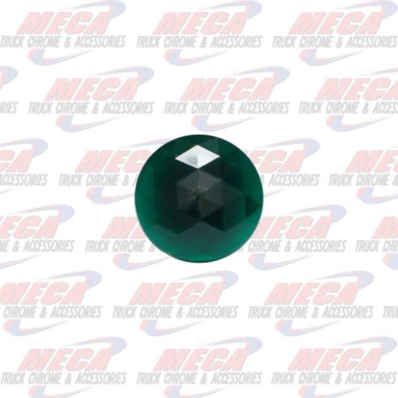 DOME LIGHT LENS ROUND GREEN PLASTIC