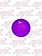 DOME LIGHT LENS ROUND PURPLE PLASTIC
