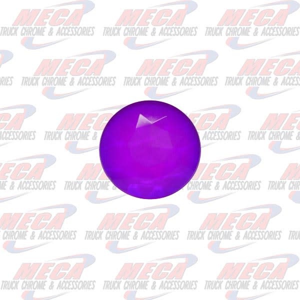 DOME LIGHT LENS ROUND PURPLE PLASTIC