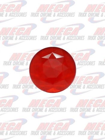 DOME LIGHT LENS ROUND RED PLASTIC