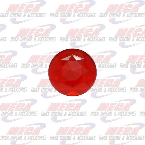 DOME LIGHT LENS ROUND RED PLASTIC