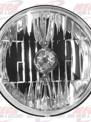 HEADLAMP SMALL 5" CLEAR ROUND HOUSING REP H5001