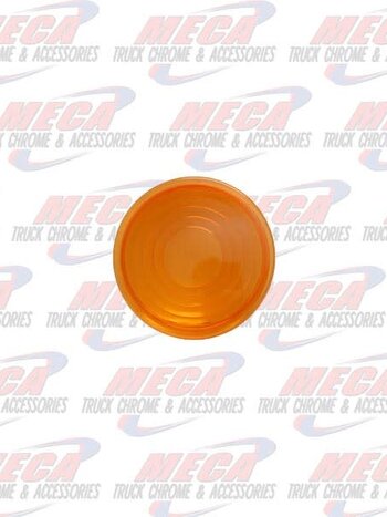 DOME LIGHT LENS PB ROUND AMBER 2006+