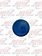 DOME LIGHT LENS PB ROUND BLUE 2006+