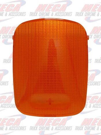 DOME LIGHT LENS PB RECTANGULAR AMBER 2006+