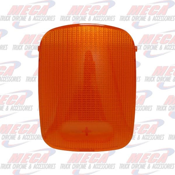 DOME LIGHT LENS PB RECTANGULAR AMBER 2006+