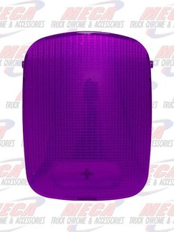 DOME LIGHT LENS PB RECTANGULAR PURPLE 2006+