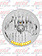 HEADLAMP LARGE CLEAR RND W/ AMB LED'S AT BOTTOM