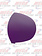 LENS RND ABOVE DOOR KW 2006 + PURPLE SET OF 2