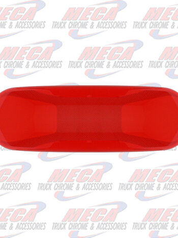 DOME LIGHT LENS LARGE RED FL CASCADIA