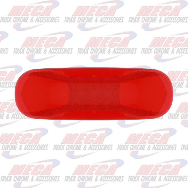 DOME LIGHT LENS LARGE RED FL CASCADIA