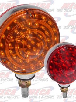 LOLLYPOP 88 LED RED / YEL SEE THROUGH LENS