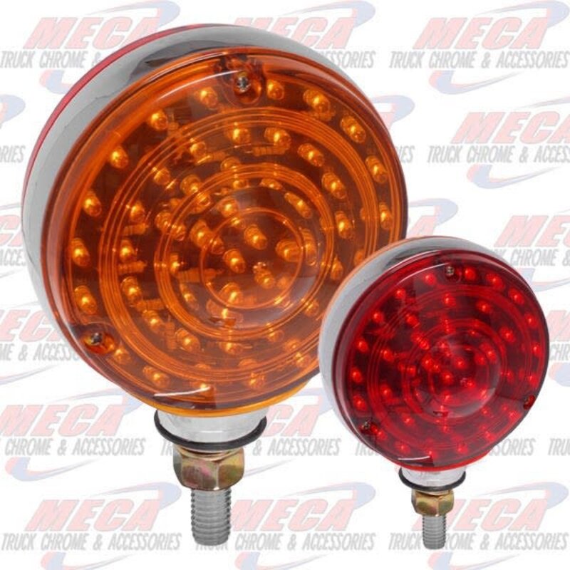 LOLLYPOP 88 LED RED / YEL SEE THROUGH LENS