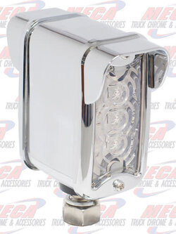 RECT MINI LOLLYPOP CLR W/ SHORT VISOR- STRT MOUNT