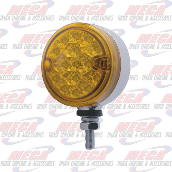 LOLLYPOP 15 AMB LED W/ REFLECT RND SINGLE SIDED