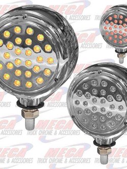 LOLLYPOP ROUND W/ CHROME LEDS
