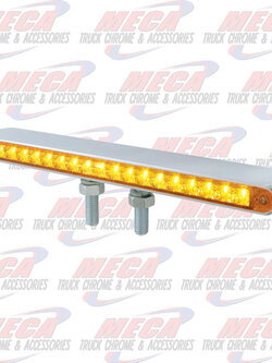 LOLLYPOP BAR 12" W/ REFLECTORS AMB/RED LED'S