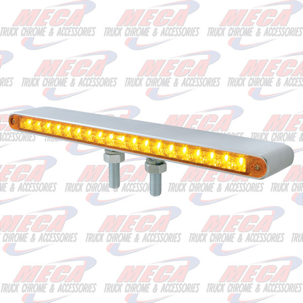 LOLLYPOP BAR 12" W/ REFLECTORS AMB/RED LED'S