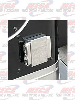 SIDE MOUNT S/S LOLLYPOP SQD - RED/AMB CLEAR