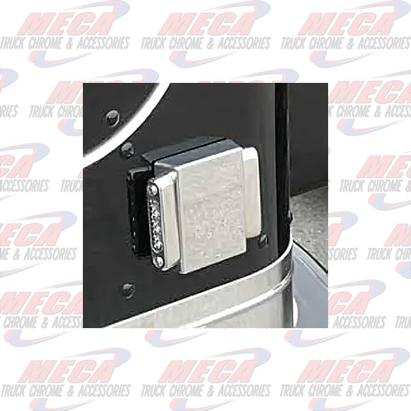 SIDE MOUNT S/S LOLLYPOP SQD - RED/AMB CLEAR