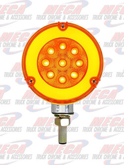 LOLLYPOP LED RED/AMB HALO ROUND TURN SIGNAL