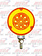 LOLLYPOP LED RED/AMB HALO ROUND TURN SIGNAL