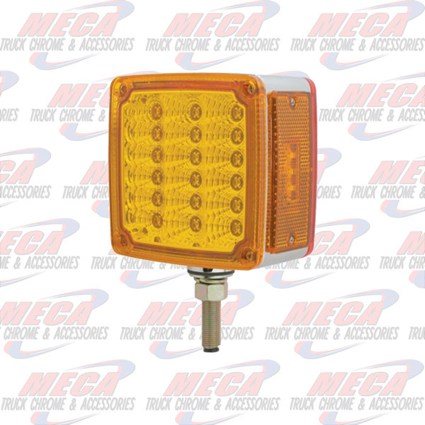 LOLLYPOP 39 LED SQD REFL TURN SIGNAL AMB/RED DRIV