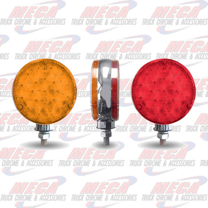 LOLLYPOP FLEET STYLE LED 42 DIODES RED/AMBER