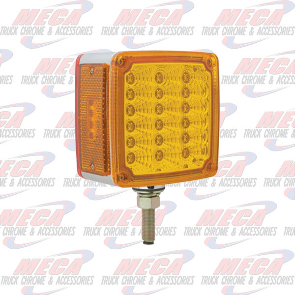 LOLLYPOP 39 LED SQD REFL TURN SIGNAL AMB/RED PASS