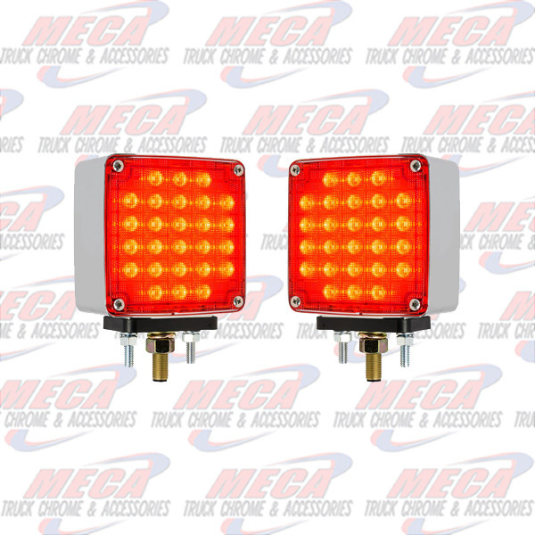 LOLLYPOP SQD W/DYNAMIC SEQUENTIAL LED AMB/AMB 2 PK