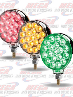 LOLLYPOP FLEET STYLE GRN AMB W/CHR EDGE & 38 DIO