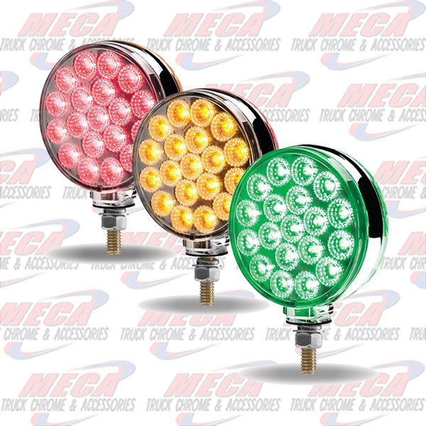 LOLLYPOP FLEET STYLE GRN AMB W/CHR EDGE & 38 DIO