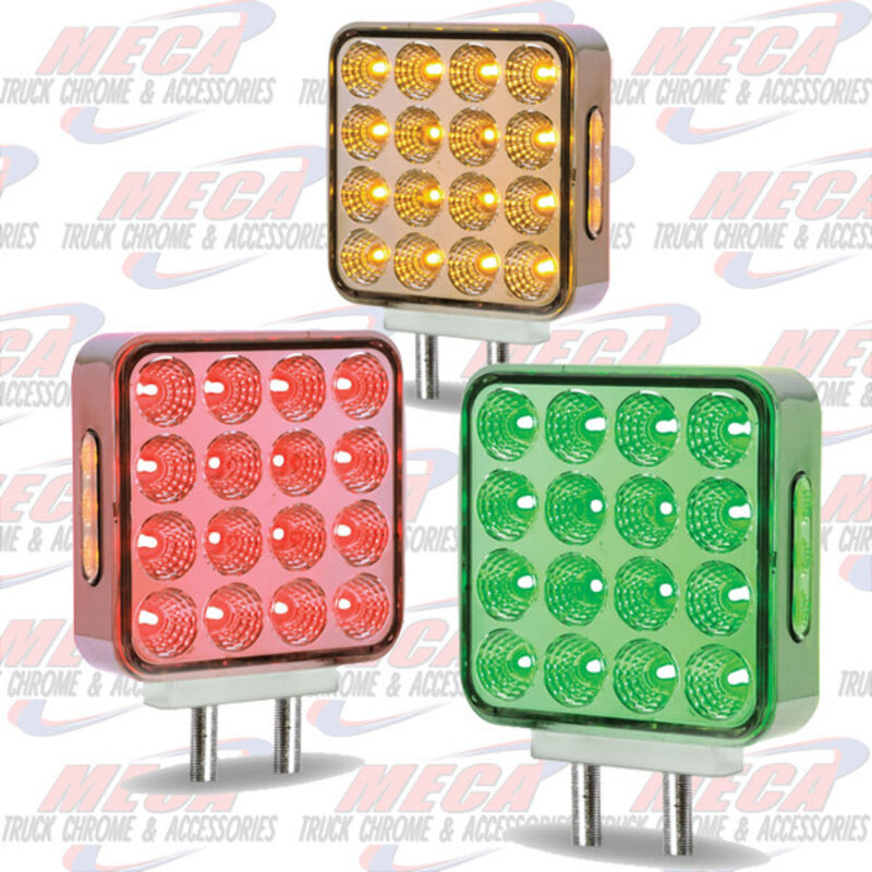 DUAL REVOLUTION CLEAR AMBER CLEAR RED GREEN TURN SIGNAL
