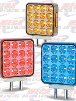 DUAL REVOLUTION CLEAR AMBER CLEAR RED TURN SIGNAL