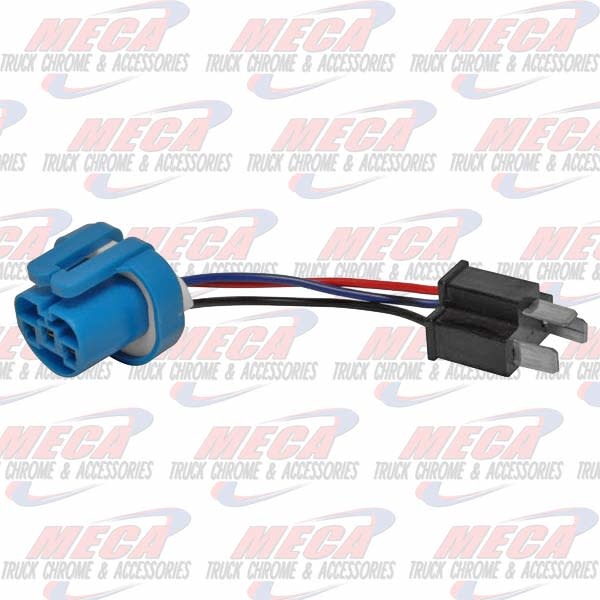 PLUG HEADLIGHT 9007 BULB ADAPTER 3 WIRE LOW BEAM