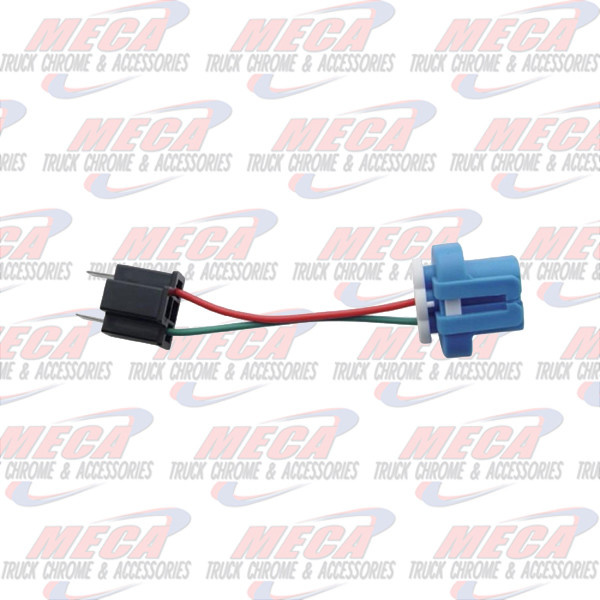 PLUG HEADLIGHT 9007 BULB ADAPTER 2 WIRE HIGH BEAM