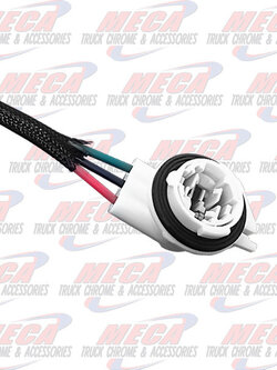 PLUG CONNECTOR FL CLASSIC, PB 377 TURN SIGNAL / White Black