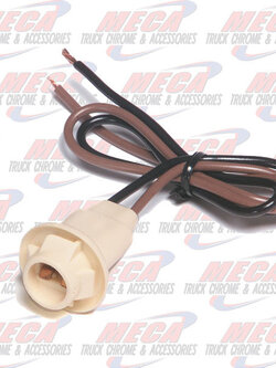 SOCKET, 2 PRONG, FOR 131, 168, 194, 194A