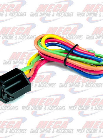 RELAY CONNECTOR PLUG FOR 4-5 PIN FLASHERS , 12-24V