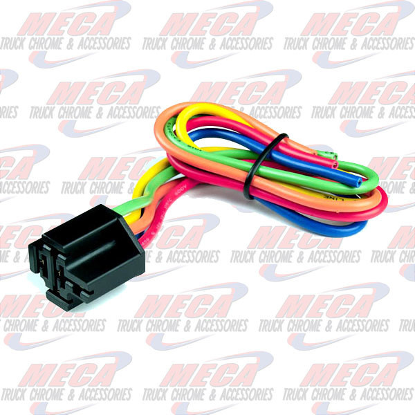 RELAY CONNECTOR PLUG FOR 4-5 PIN FLASHERS , 12-24V