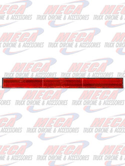 12"X1.12" RED CONSPICUITY REFLECTOR