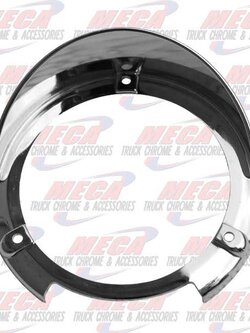 DOUBLE FACE LIGHT TRIM W/VISOR CHROME
