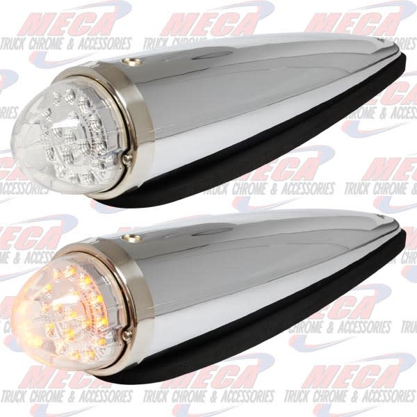 ROOF LIGHT BULLET 17 CLEAR AMBER LED