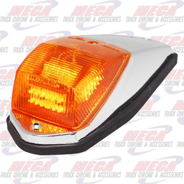 ROOF LIGHT SQUARED AMBER LED - COMPLETE UNIT