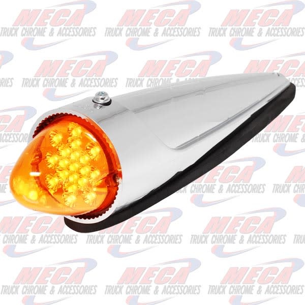 ROOF LIGHT BULLET AMBER LED - COMPLETE UNIT