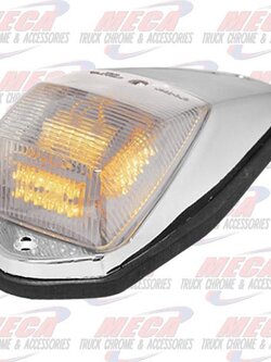 ROOF LIGHT SQUARED CLEAR AMB LED - COMPLETE UNIT