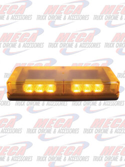 STROBE BAR 18 LED AMBER BAR PERMANENT MOUNT
