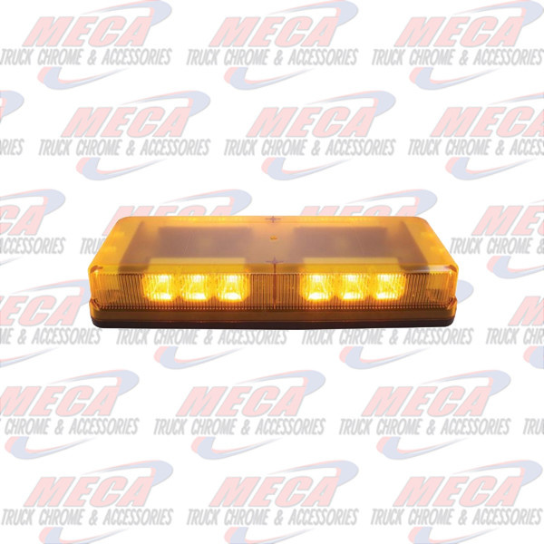 STROBE BAR 18 LED AMBER BAR PERMANENT MOUNT