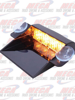 STROBE 4 LED AMBER DASH MOUNT