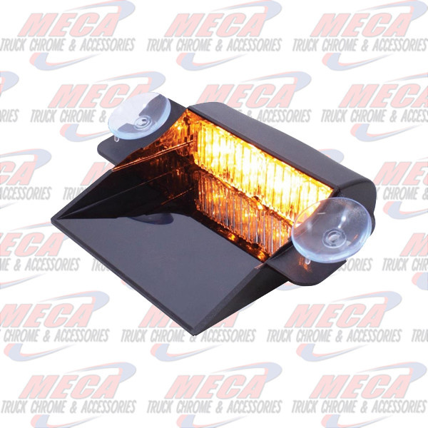 STROBE 4 LED AMBER DASH MOUNT